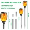 YoungPower Solar Outdoor Torch Lights Flicking Flame,Outdoor 43" Large Landscape