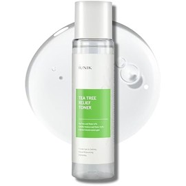 IUNIK Tea Tree Relief Vegan Face Toner - Facial Moisturizer Acne-Prone Irritated Skin w Tea Tree 67% Centella Asiatica 19.5% 6.7 Fl OZ Sensitive Skin Breakout Rosacea Blemish Plant-Based Ingredients