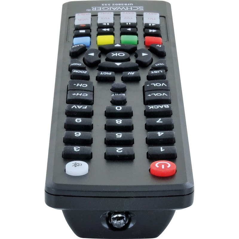 SCHWAIGER -UFB3802 533-8 IN 1 Universal Remote Control | Ideal