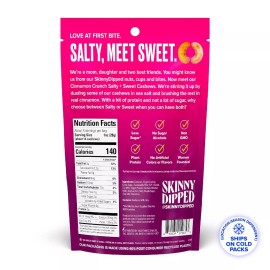 Skinnydipped Skinny Dipped Cashews Cinnamon Crunch Mix 4oz