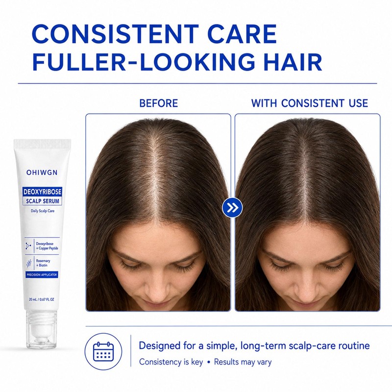 Deoxyribose Scalp Serum, Copper Peptides & Rosemary, Roller, 2 Pack