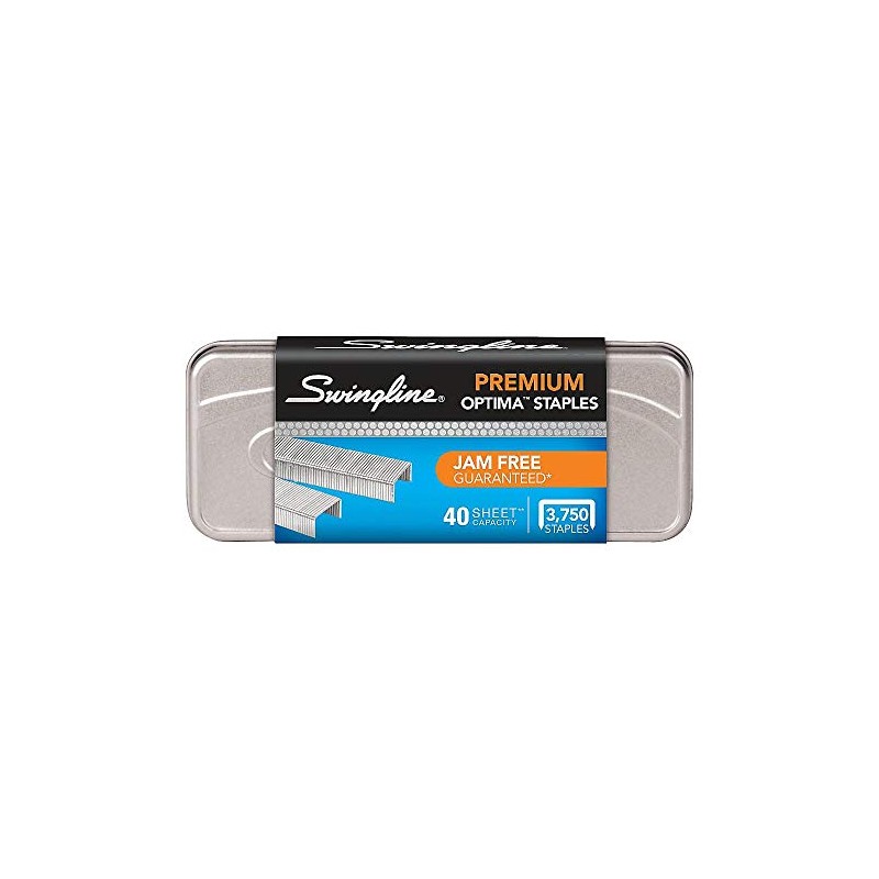 Swingline Staples, Premium for Desktop Staplers, 1/4" Length, 210/Strip, 3750/Box,