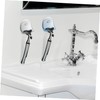 Baluue 6pcs Suction Cup Razor Holder Bathroom Hooks Shower Hooks