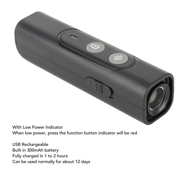 Dog Barking Deterrent Ultrasonic Rechargeable 2 Frequency Handheld Bark Control