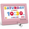 Sinoviwe Digital Alarm Clock with 7'' HD Screen, Calendar Function,It