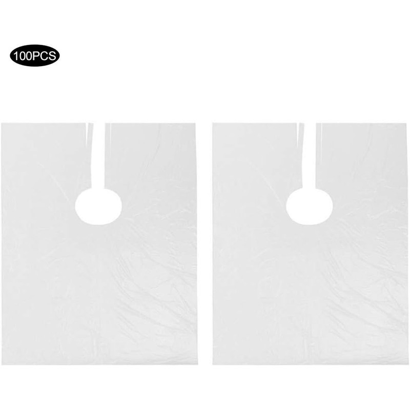 100 Uds. Herramientas de Capa de Barbero Desechables Cubierta de