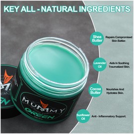 Mummy Tattoo Glide Aftercare Cream for Before During After Tattoo Process (green)