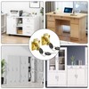 Jiozermi 2 Packs Drawer Lock with Keys, Desktop Lock with