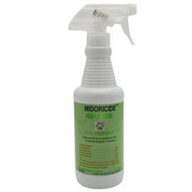 Midoricide Tick and Fleas Product with Cedarwood, Lemongrass and Quillaja extract for Dogs and Cats -16oz. Repel & Kill