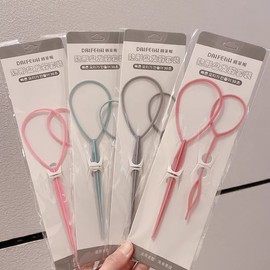 Children's Hair Braiding & Styling Tool Kit One Size/2133-4 Hair Pulling Needle Deep Pink 20ea