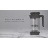 Chef'n Chef’n, 3-in-1 Cold Brew Glass Coffee Cold Brew, Pour