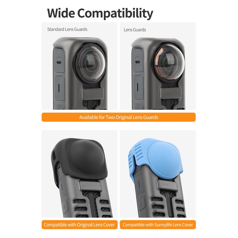 CERFFOOL Protective Case for Insta360 X4 Thermo Grip Cover for