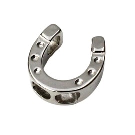 Leger T215 Horseshoe Horseshoe Pendant, Medium, Titanium Top, Made in Japan, Hypoallergenic, Titanium Metal, No Stone