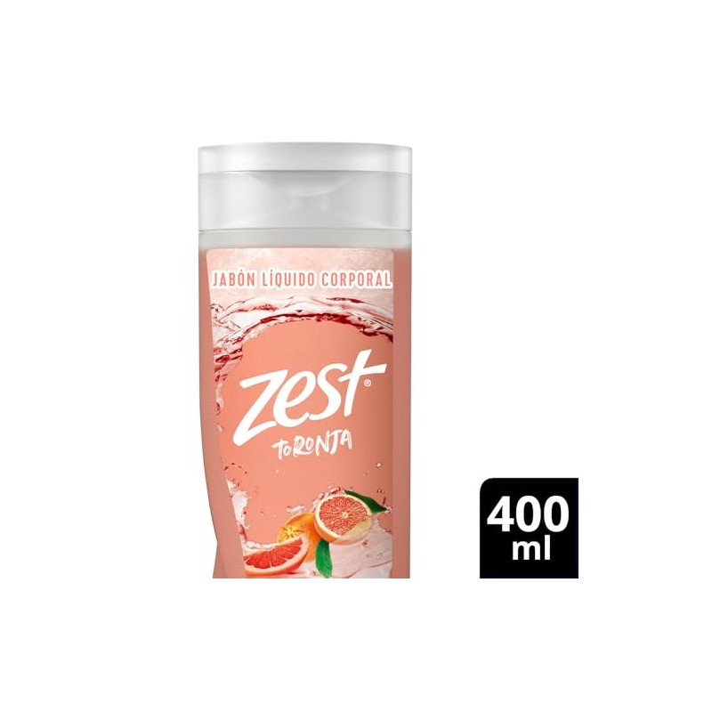 Zest Jabón Líquido Corporal Toronja, para una piel visiblemente saludable