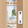 16 Counts Cabinet Magnetic Catch without Punching, Durable for Daily