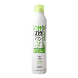 Off the Record Dry Shampoo - Tropical Paradise | Soothing | Biotin + Aloe Vera for Hair Growth & Scalp Health | Moisturizing, Scalp Soothing, Stimulating Hair Growth, and Strengthening Hair - 10.65 oz