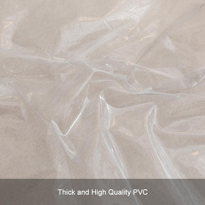 STONECREST Plastic Sofa Cover - Clear Vinyl Waterproof, Pet Scratching