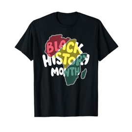 African American Black History Month Africa Flag Design T-Shirt