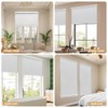 SMONTER Cordless Blackout Roller Shades for Windows- Room Darkening Roller