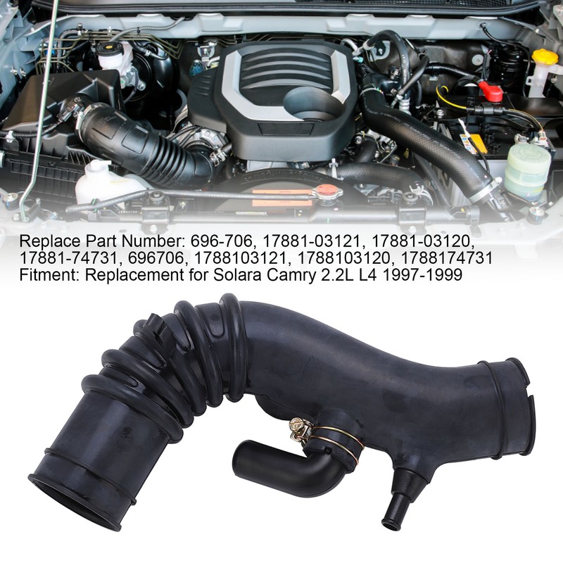 Engine Air Intake Hose 17881‑03120 Car Accessories Replacement for Solara