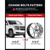 YIZBAP 2PCS 6x5.5 to 5x5.5 LugCentric Wheel Adapters for GMC