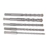 5PCS Masonry Drill Bit Set 40cr Cemented Carbide 160mm Drill