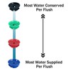FlushLine Universal 3-in. Toilet Tank Flapper 630-0207 for Mansfield Toilets