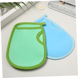 Baluue 4Pcs Exfoliating Bath Mitts Lightweight Body Scrub Gloves for Gentle Skin Cleaning Shower Bath for Dead Skin Removal and Travel