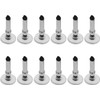 12Pcs Silver Universal Stylus Replacement Disc Tips Round Shape Replaceable