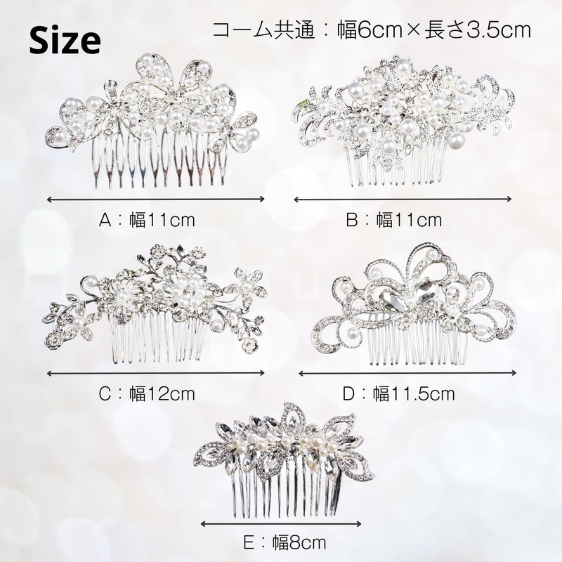Herbeluemily Hair Comb, Hair Pin, Hair Accessory, Pearl, Hair Ornament,