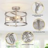 foucasal Semi Flush Mount 3-Light Modern Kitchen Light Fixtures -