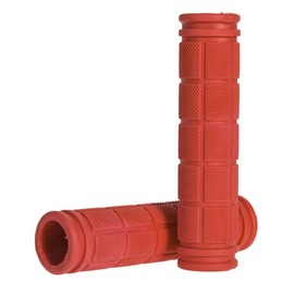 Mountain Cycling Bike Bicycle MTB Handlebar Grips Rubber Anti-slip Handle Grip (Red)