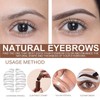 Eyebrow Stamp Waterproof Eyebrow Stamp Set, Reusable Makeup Brow Stamp