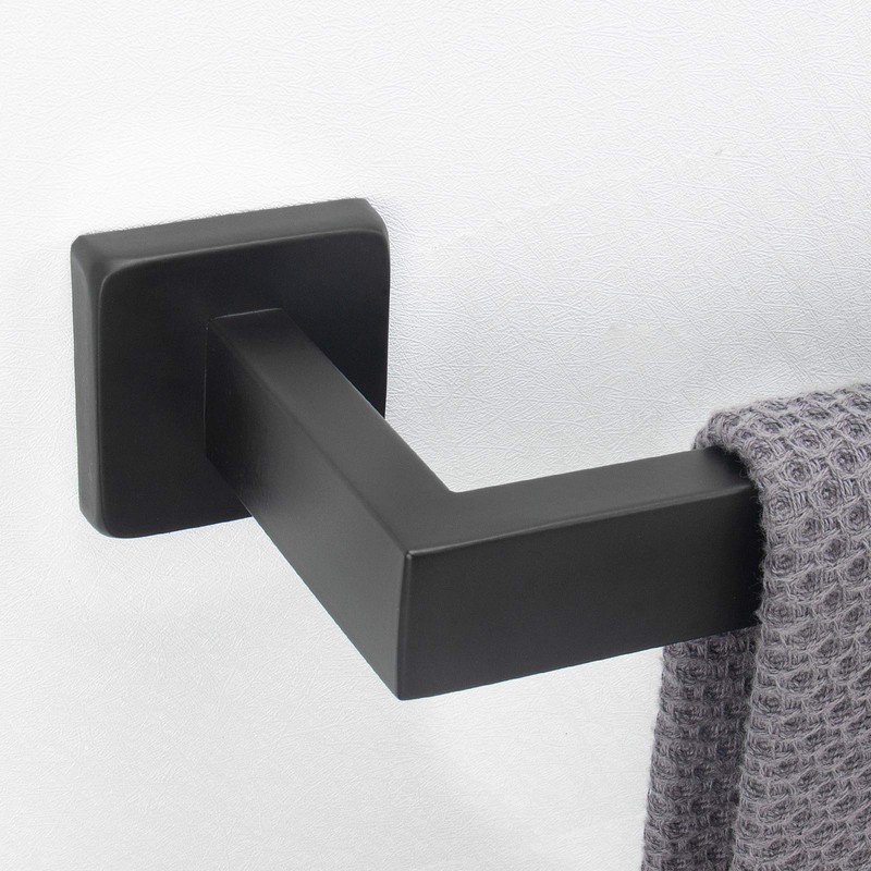 NearMoon Towel Bar, Bath Accessories Premium Thicken Stainless Steel Square