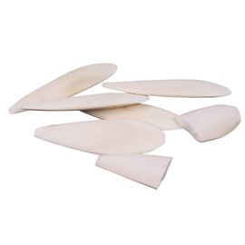 angelikashalala angelikashalala Parrots Chew Toys 6 Pieces Natural Cuttlefish Bone for Parrots Cage Birds Reptiles Tortoises Snails,10-12cm