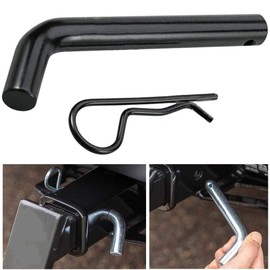 bath&bath TR1220 Hitch Pin Locking Pin Trailer Hitch Hitch Member Fits 2" Square 2.5" Square 40mm Square Black