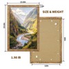 iRahmen 12x18 Frame Set of 2 with Plexiglass, Rustic Brown