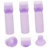 FOMIYES Root Comb Applicator Bottle Hair Oiling Bottle Hair Oil