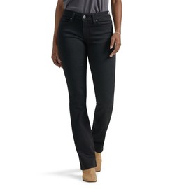 Lee Women's Legendary Mid Rise Bootcut Jean Black 8