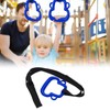 1Pair Children Gymnastic Rings with Adjustable Straps Kids Exercise Pull