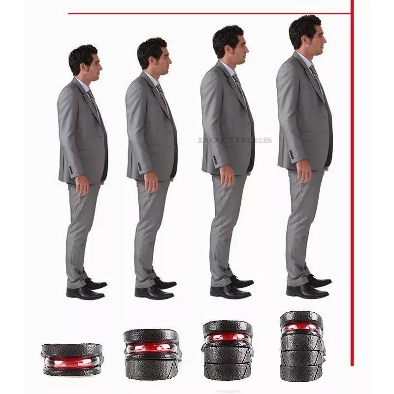 Dolores 1 Par Plantilla Aumenta Altura Más Estatura Ajustable Unisex