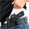 IWB Pistol Holster with Mag Pouch. Eco Leather Holsters for