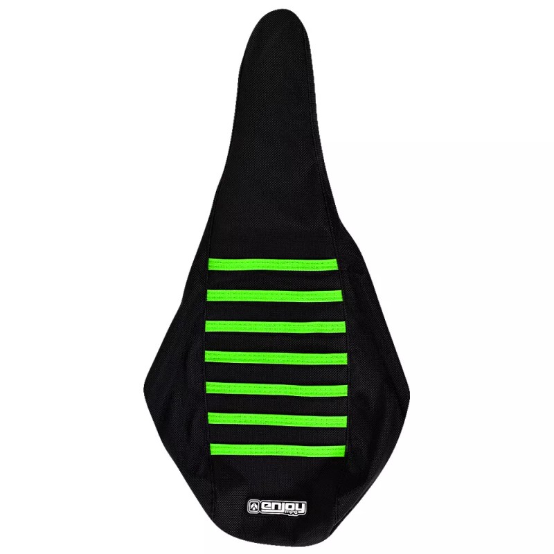 Kawasaki KFX 450 R Seat cover 2008-2014 Black Green Ribs