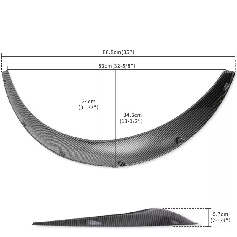 KEEPDSGN Carbon Fiber Fender Flares Durable Wheel Arches For Datsun