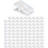 Clear Clips, Mini Transparent, 100 Pcs Plastic Multifunctional Universal Clips,