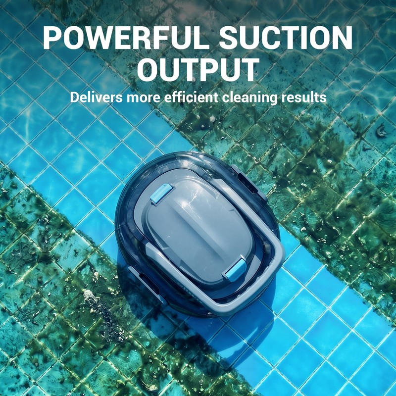 Steelite S7 Cordless Robotic Pool Cleaner for Above Ground Pools