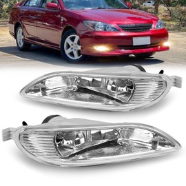 ENERBITIOUS Fog Lights Lamps Replacement for 2002-2004 Toyota Camry, 2005-2008 Toyota Corolla, 2002-2003 Toyota Solara Fog Light Compatible with Halogen Bulbs Switch and Wiring Kit