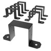 Kujunpao 8 Pcs 4" x 4" Strap Post Ties, 14