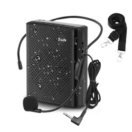 Voice Amplifier for Teachers with Wired Microphone Headset and Waistband, Portable Rechargeable Speaker Megaphone for Classrooms, Speeches, Tour Guide, Meeting, Coaches, Outdoors Indoors