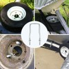 lifgarfe Trailer Spare Tire Mount Bracket U-Bolt Tire Carrier Holder